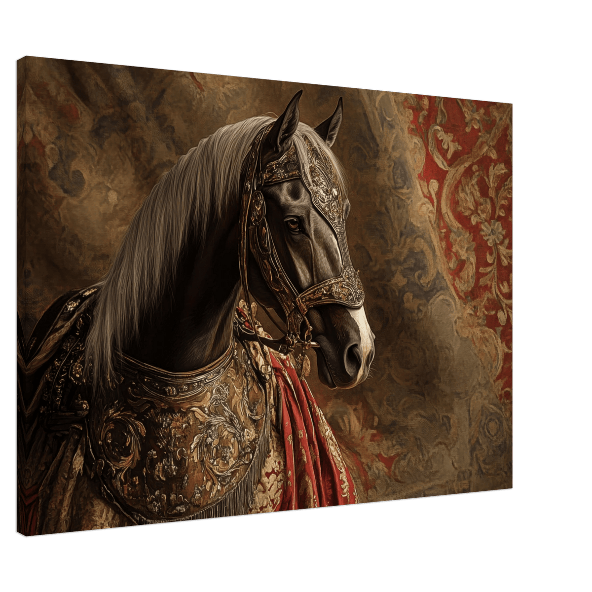 Renaissance Portrait of a Noble Horse A dignified - Shop Ai Art WebShop - Digital Art online Store