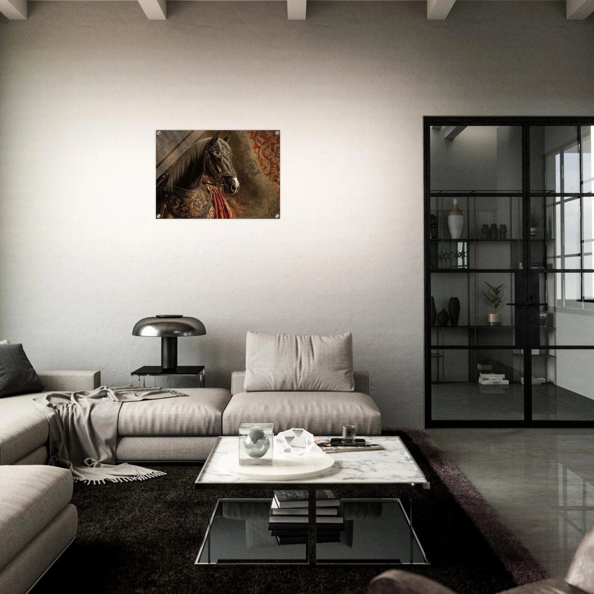 Renaissance Portrait of a Noble Horse A dignified - Shop Ai Art WebShop - Digital Art online Store
