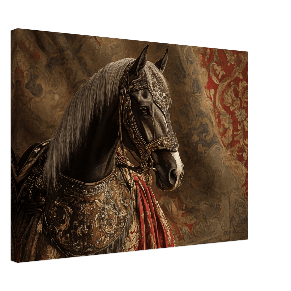 Renaissance Portrait of a Noble Horse A dignified - Shop Ai Art WebShop - Digital Art online Store