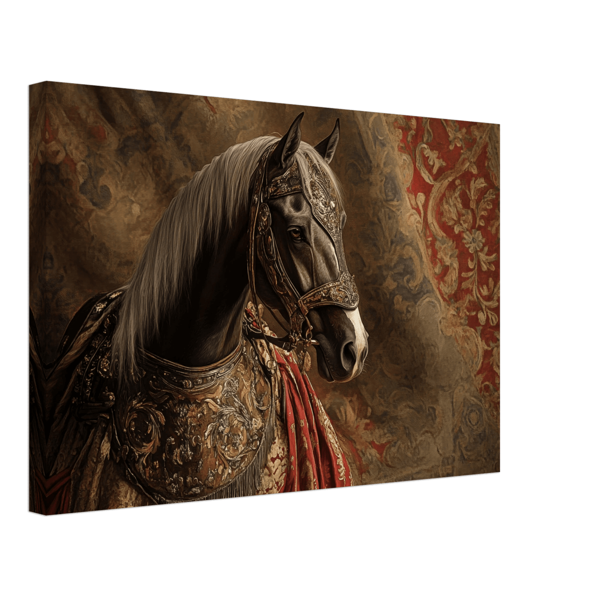 Renaissance Portrait of a Noble Horse A dignified - Shop Ai Art WebShop - Digital Art online Store