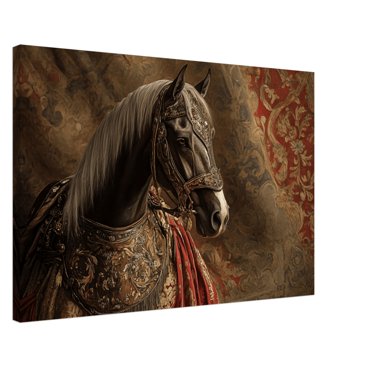 Renaissance Portrait of a Noble Horse A dignified - Shop Ai Art WebShop - Digital Art online Store