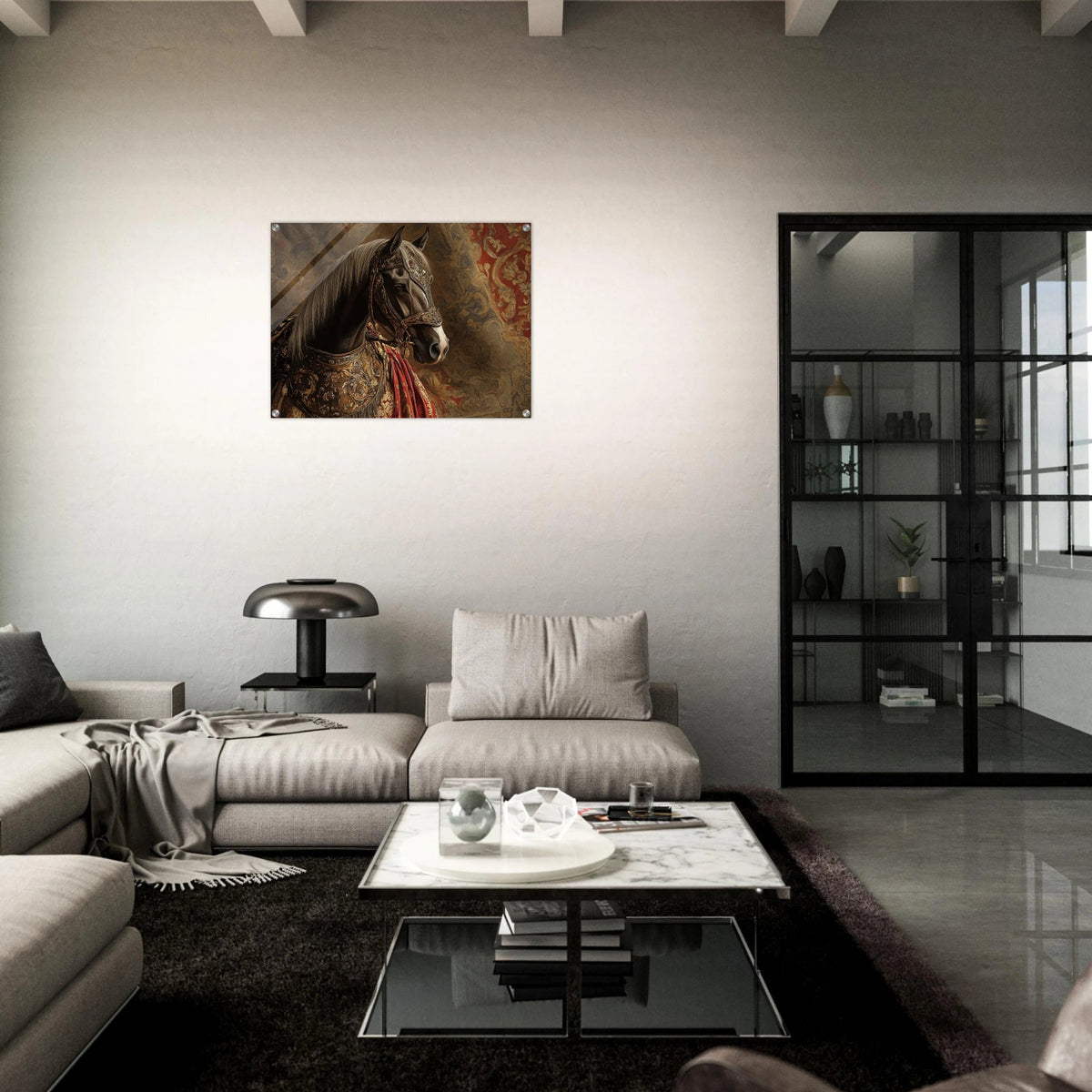Renaissance Portrait of a Noble Horse A dignified - Shop Ai Art WebShop - Digital Art online Store