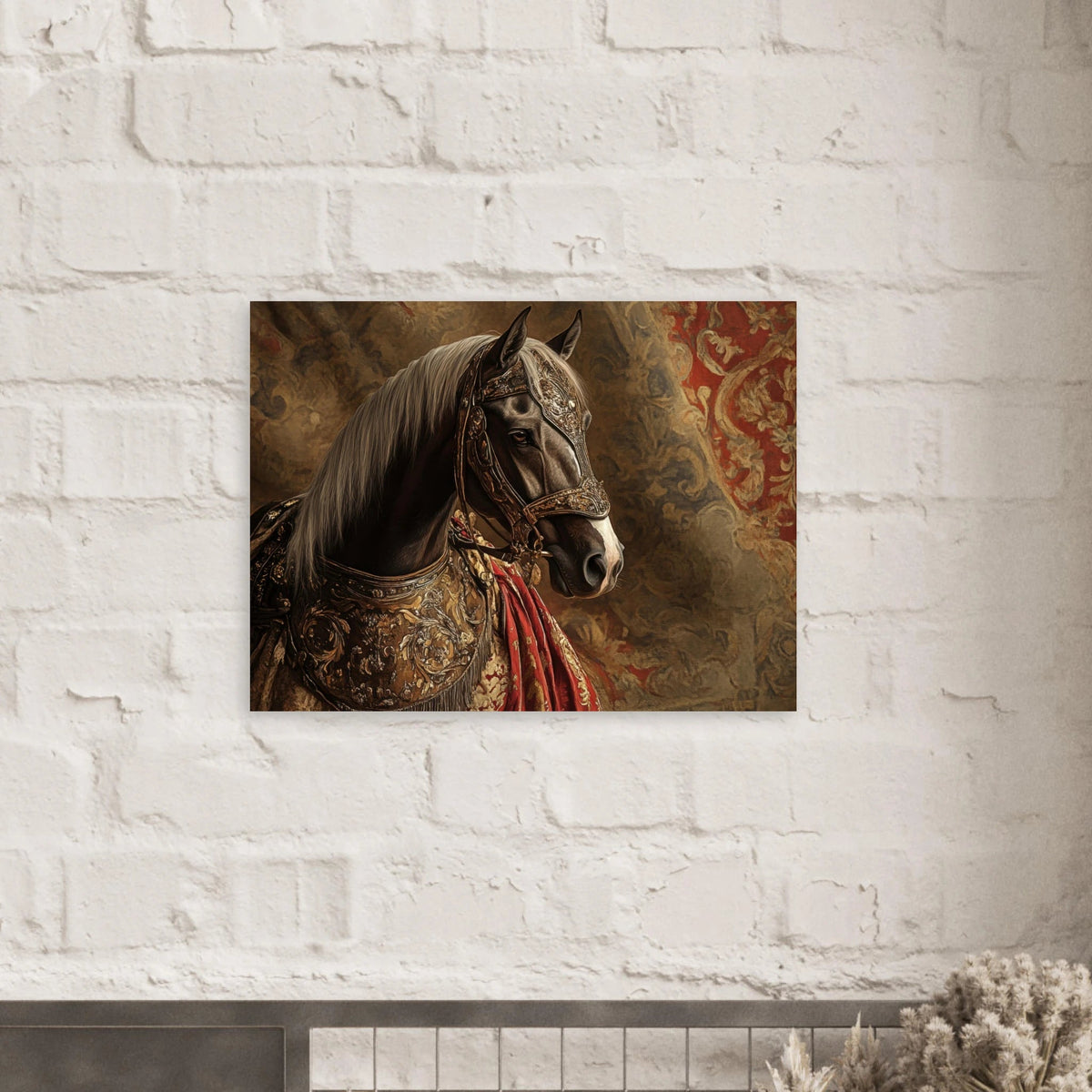 Renaissance Portrait of a Noble Horse A dignified - Shop Ai Art WebShop - Digital Art online Store
