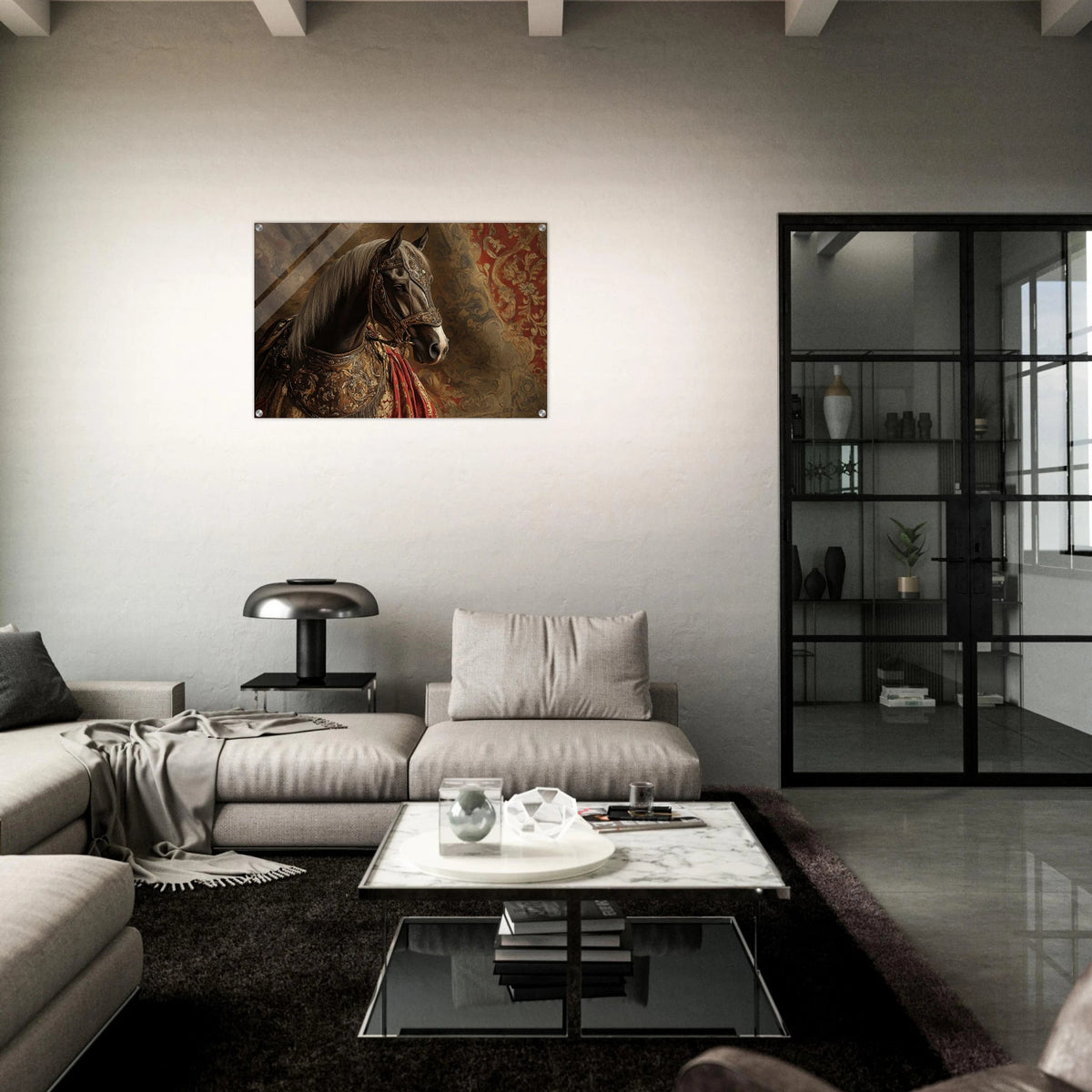 Renaissance Portrait of a Noble Horse A dignified - Shop Ai Art WebShop - Digital Art online Store