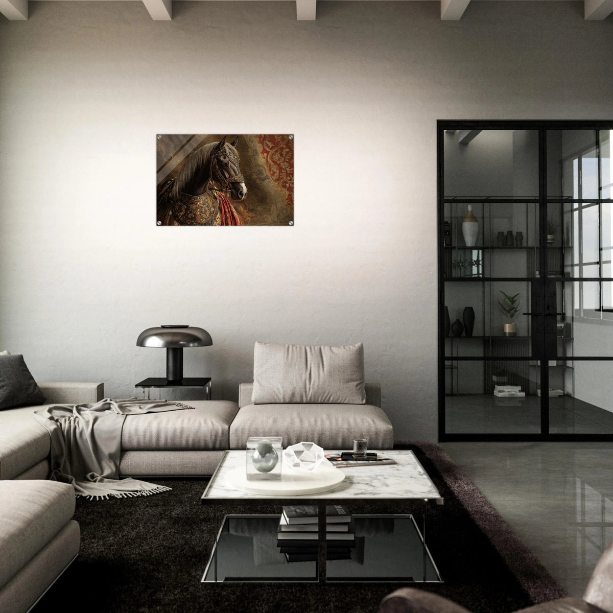 Renaissance Portrait of a Noble Horse A dignified - Shop Ai Art WebShop - Digital Art online Store