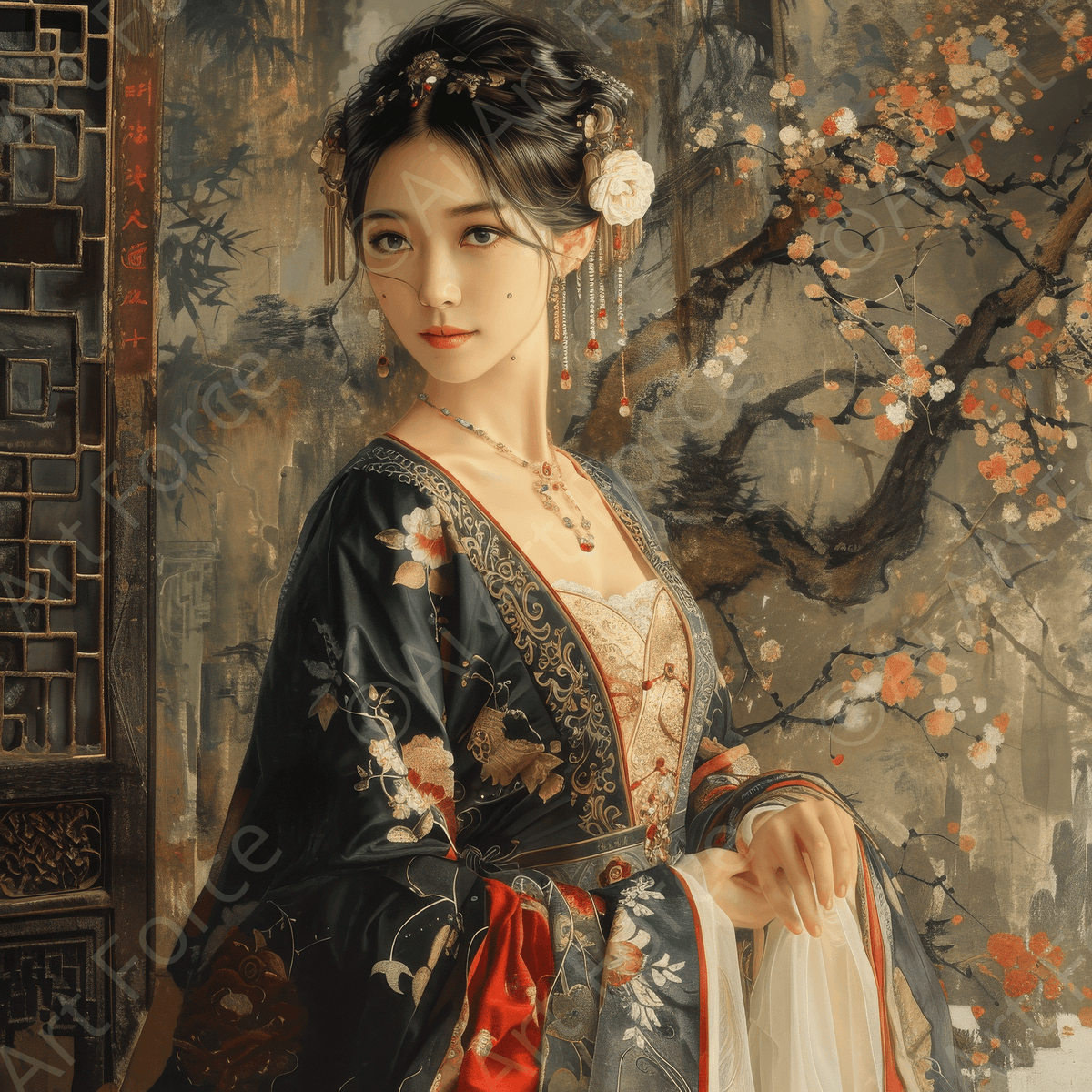Romanticism art style old culture of China 3 - Shop Ai Art WebShop - Digital Art online Store