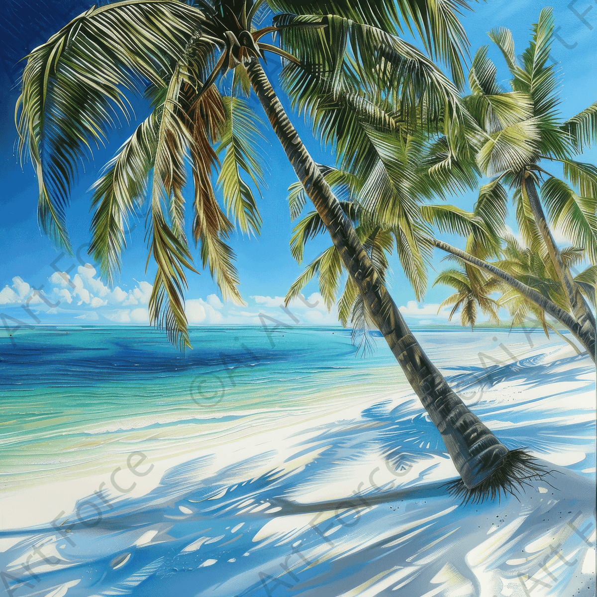 Rough Nature Tropical Paradise - Shop Ai Art WebShop - Digital Art online Store