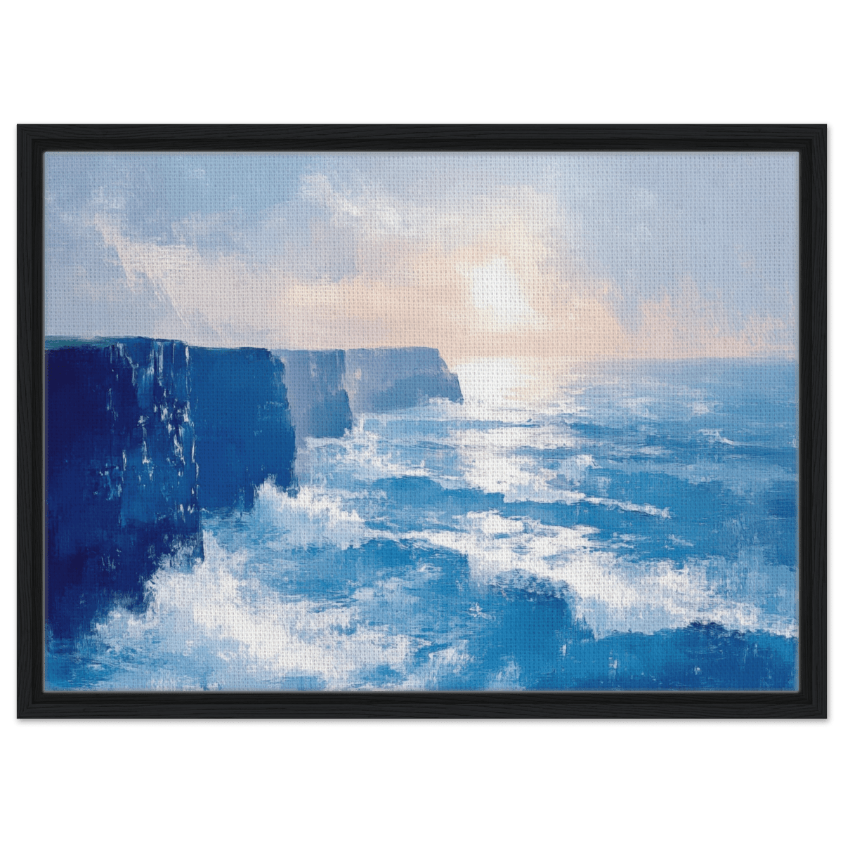Seaside Cliff at Sunrise A breathtaking Empress 2 - Shop Ai Art WebShop - Digital Art online Store