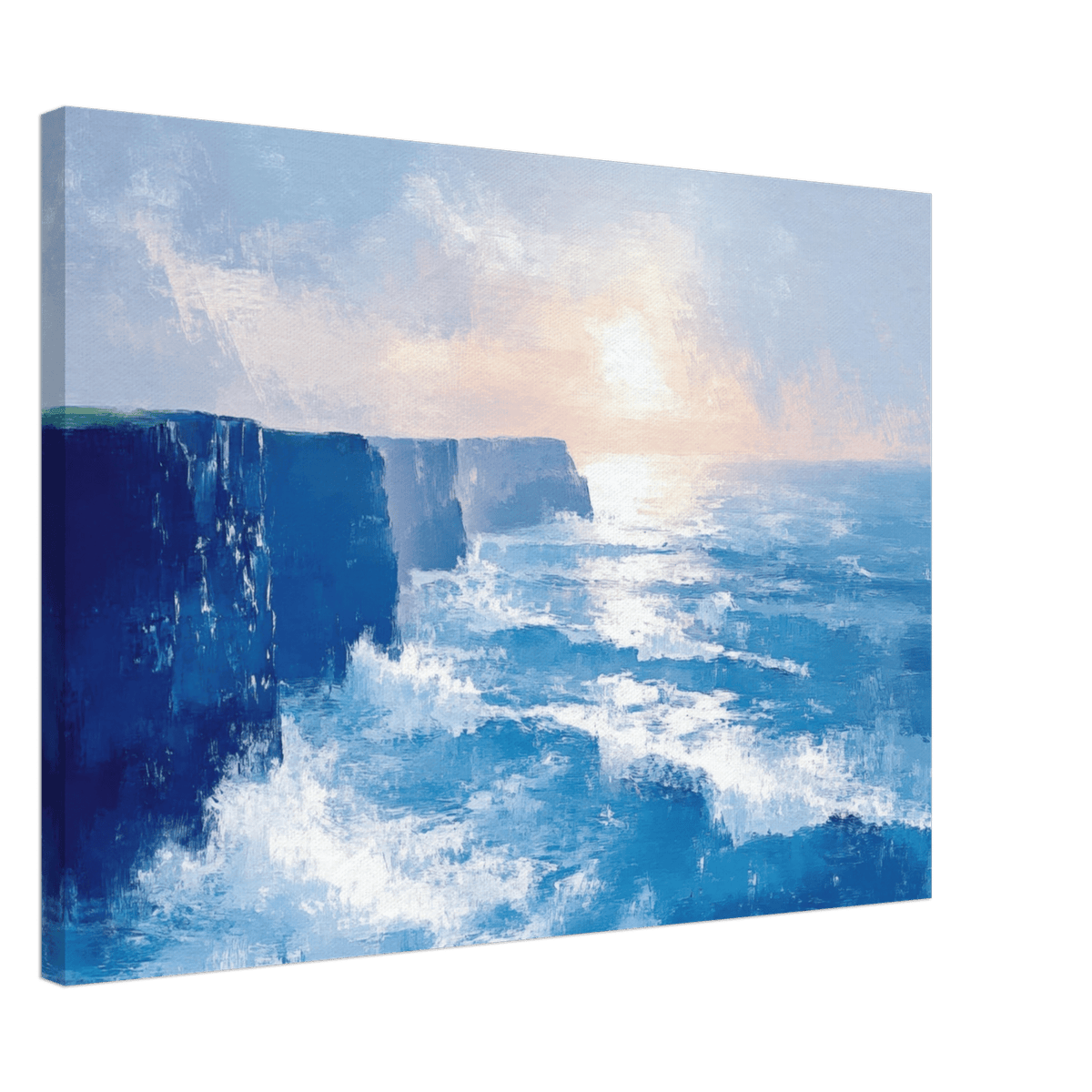 Seaside Cliff at Sunrise A breathtaking Empress 2 - Shop Ai Art WebShop - Digital Art online Store