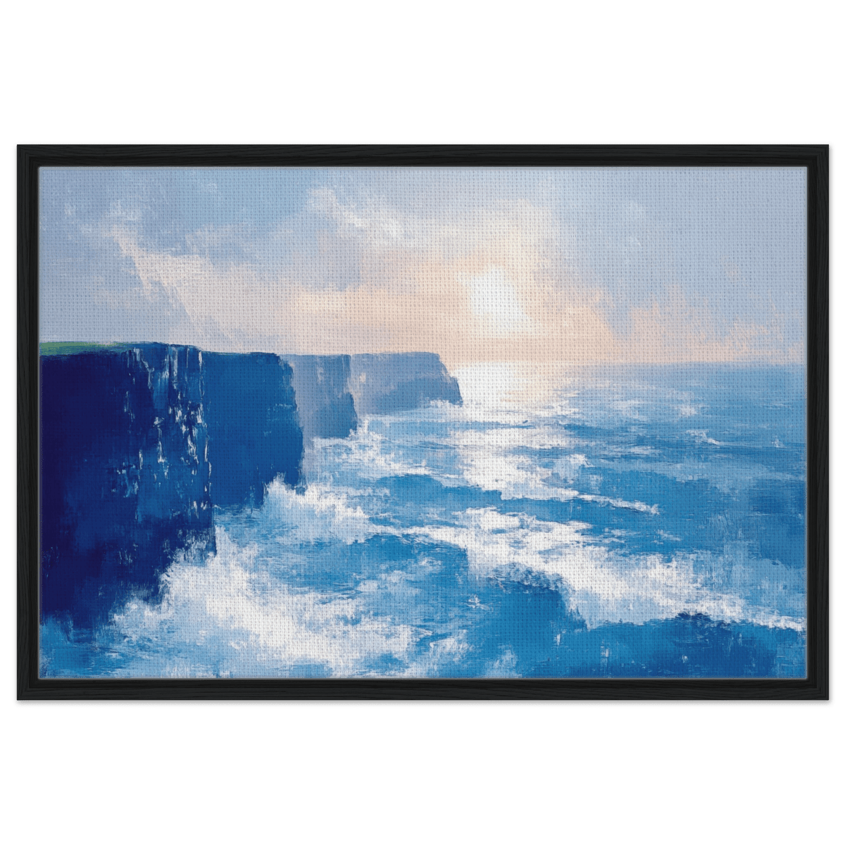 Seaside Cliff at Sunrise A breathtaking Empress 2 - Shop Ai Art WebShop - Digital Art online Store