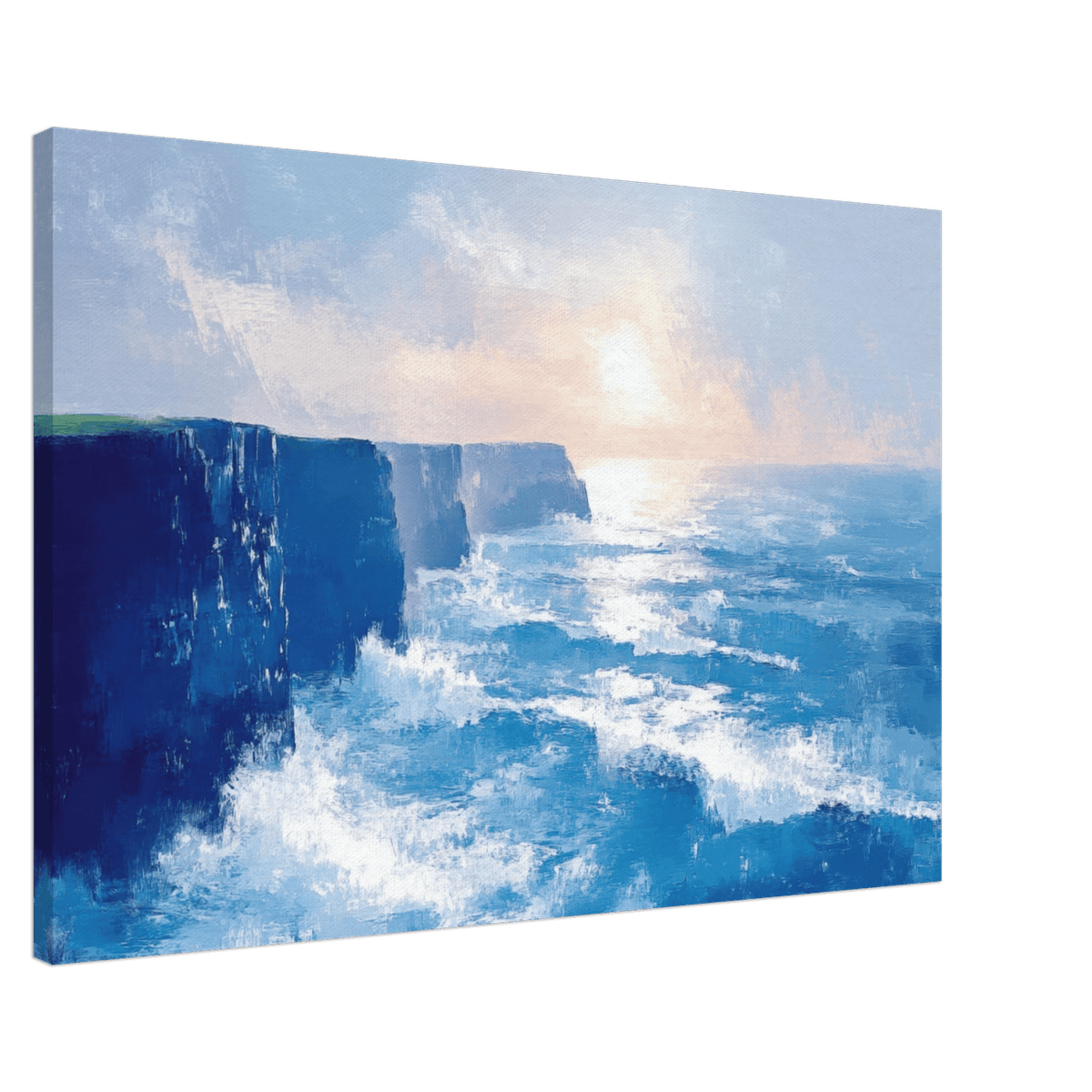 Seaside Cliff at Sunrise A breathtaking Empress 2 - Shop Ai Art WebShop - Digital Art online Store