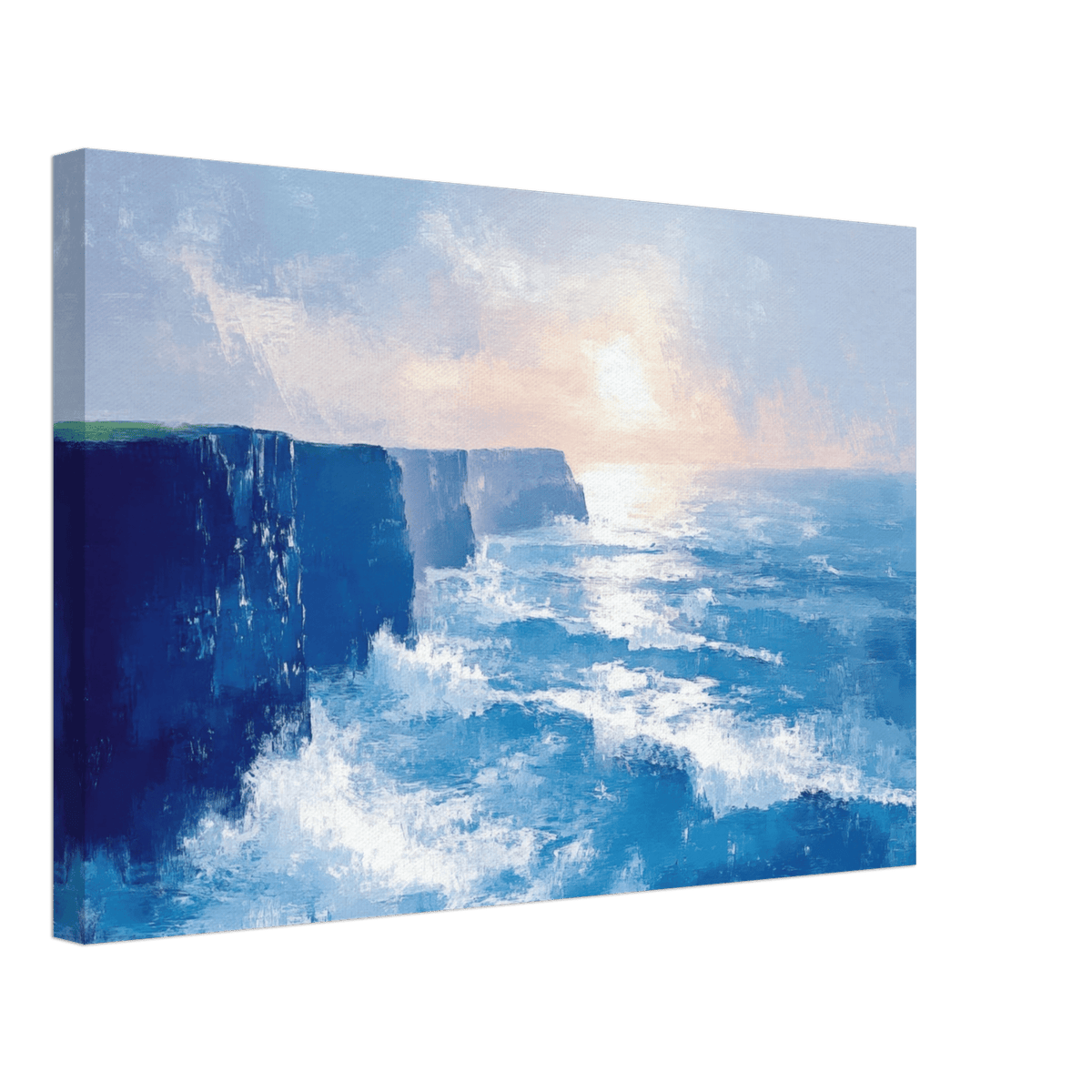 Seaside Cliff at Sunrise A breathtaking Empress 2 - Shop Ai Art WebShop - Digital Art online Store