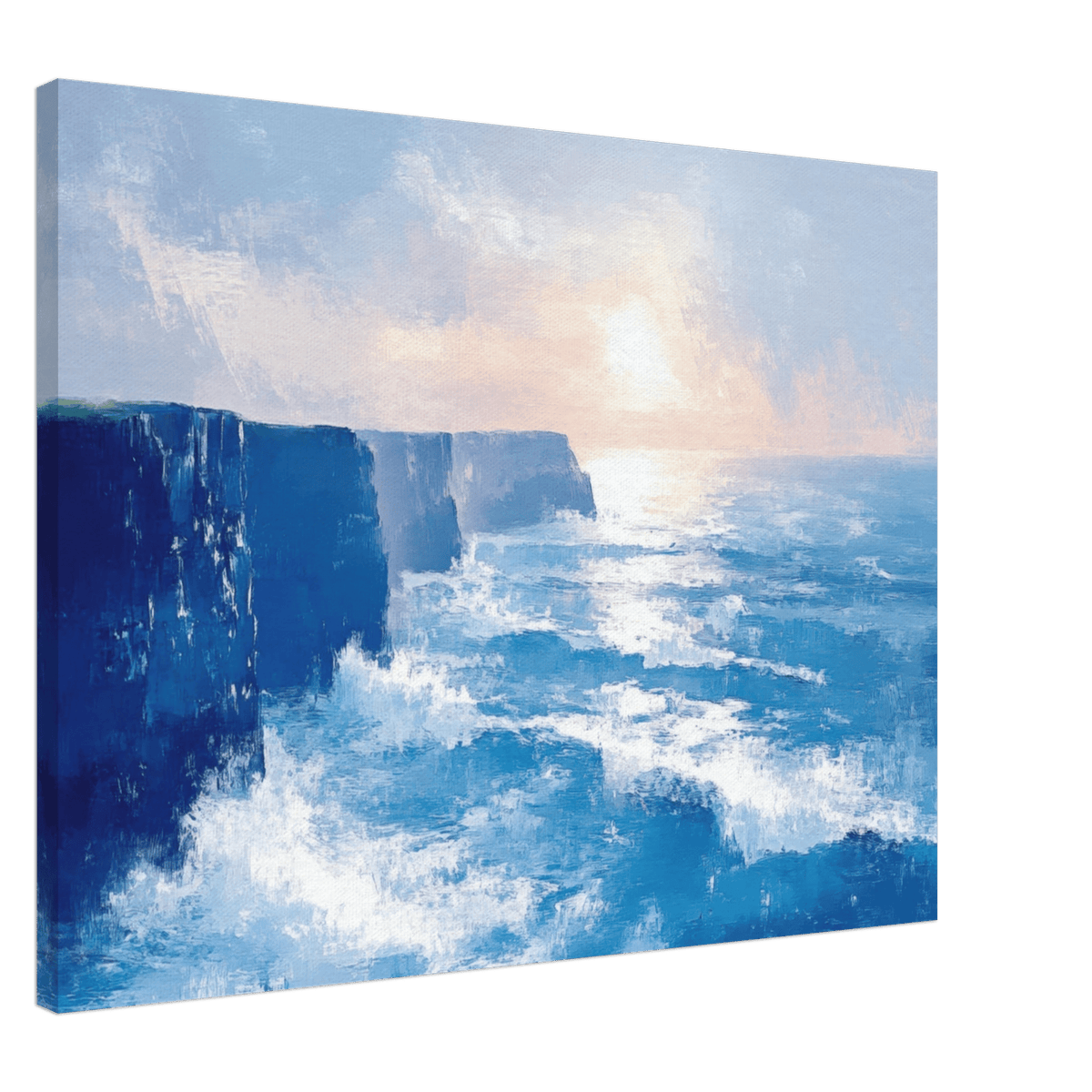 Seaside Cliff at Sunrise A breathtaking Empress 2 - Shop Ai Art WebShop - Digital Art online Store