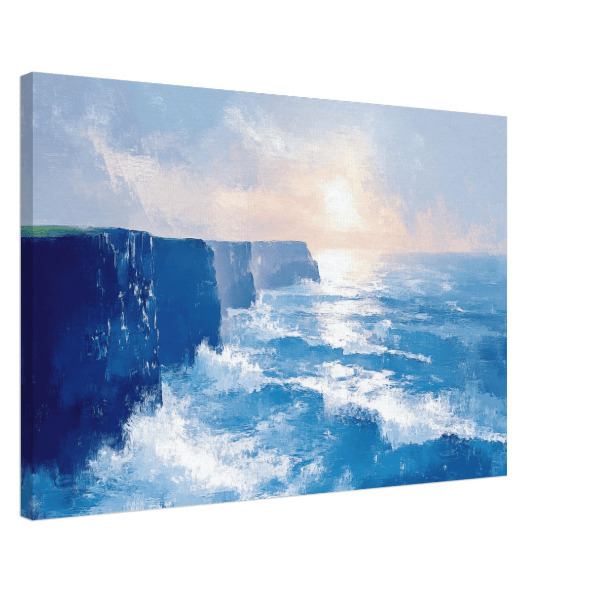 Seaside Cliff at Sunrise A breathtaking Empress 2 - Shop Ai Art WebShop - Digital Art online Store