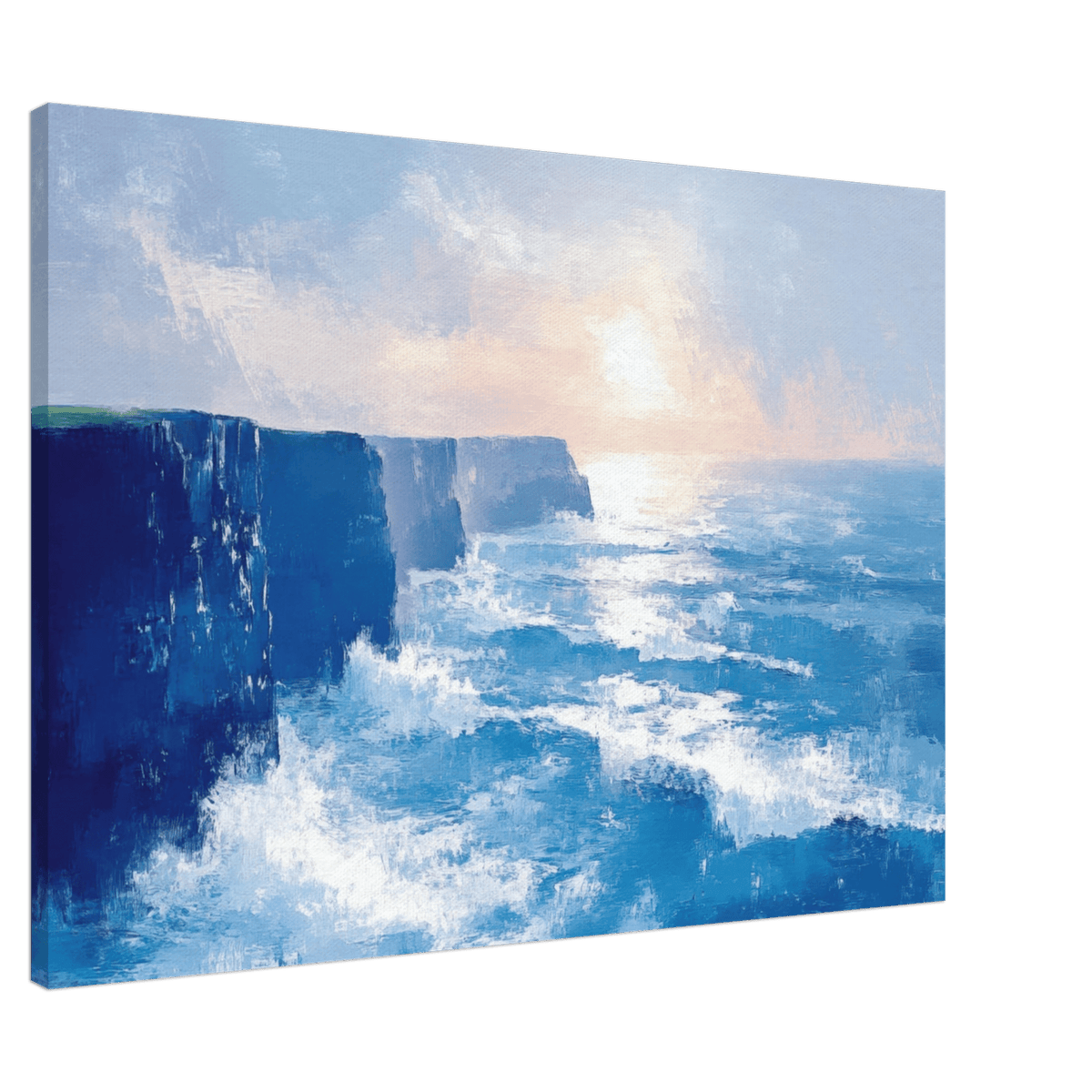 Seaside Cliff at Sunrise A breathtaking Empress 2 - Shop Ai Art WebShop - Digital Art online Store