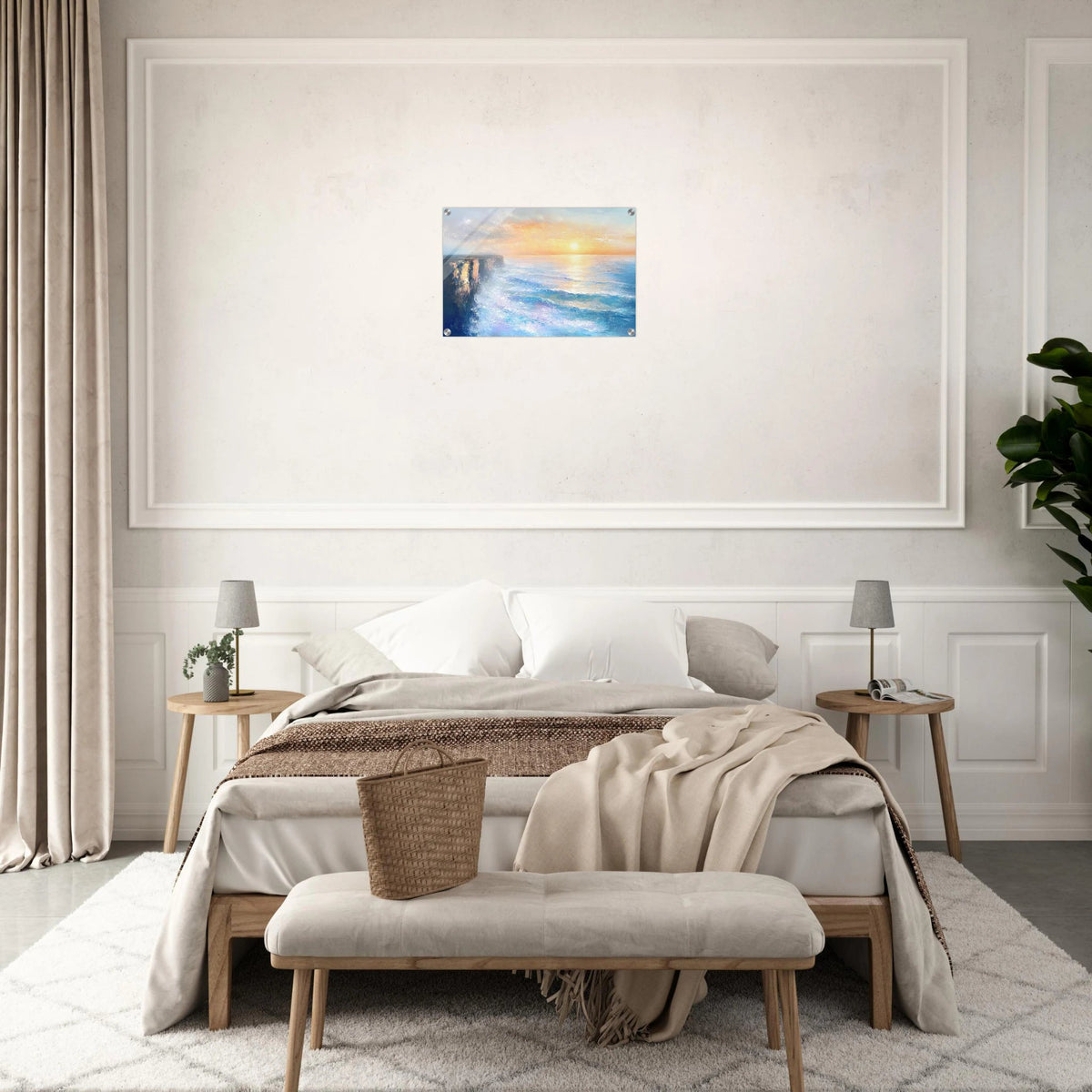 Seaside Cliff at Sunrise A breathtaking Empress - Shop Ai Art WebShop - Digital Art online Store