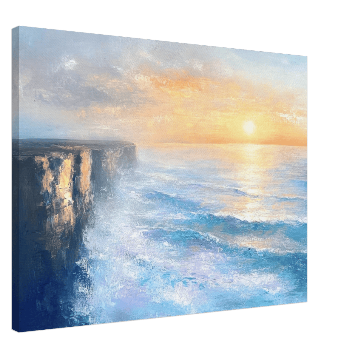Seaside Cliff at Sunrise A breathtaking Empress - Shop Ai Art WebShop - Digital Art online Store