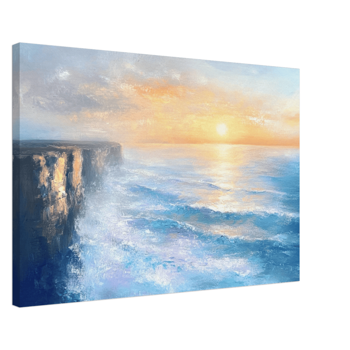 Seaside Cliff at Sunrise A breathtaking Empress - Shop Ai Art WebShop - Digital Art online Store