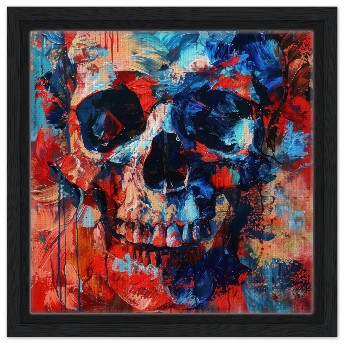 Skull and Bones abstract art style - Shop Ai Art WebShop - Digital Art online Store