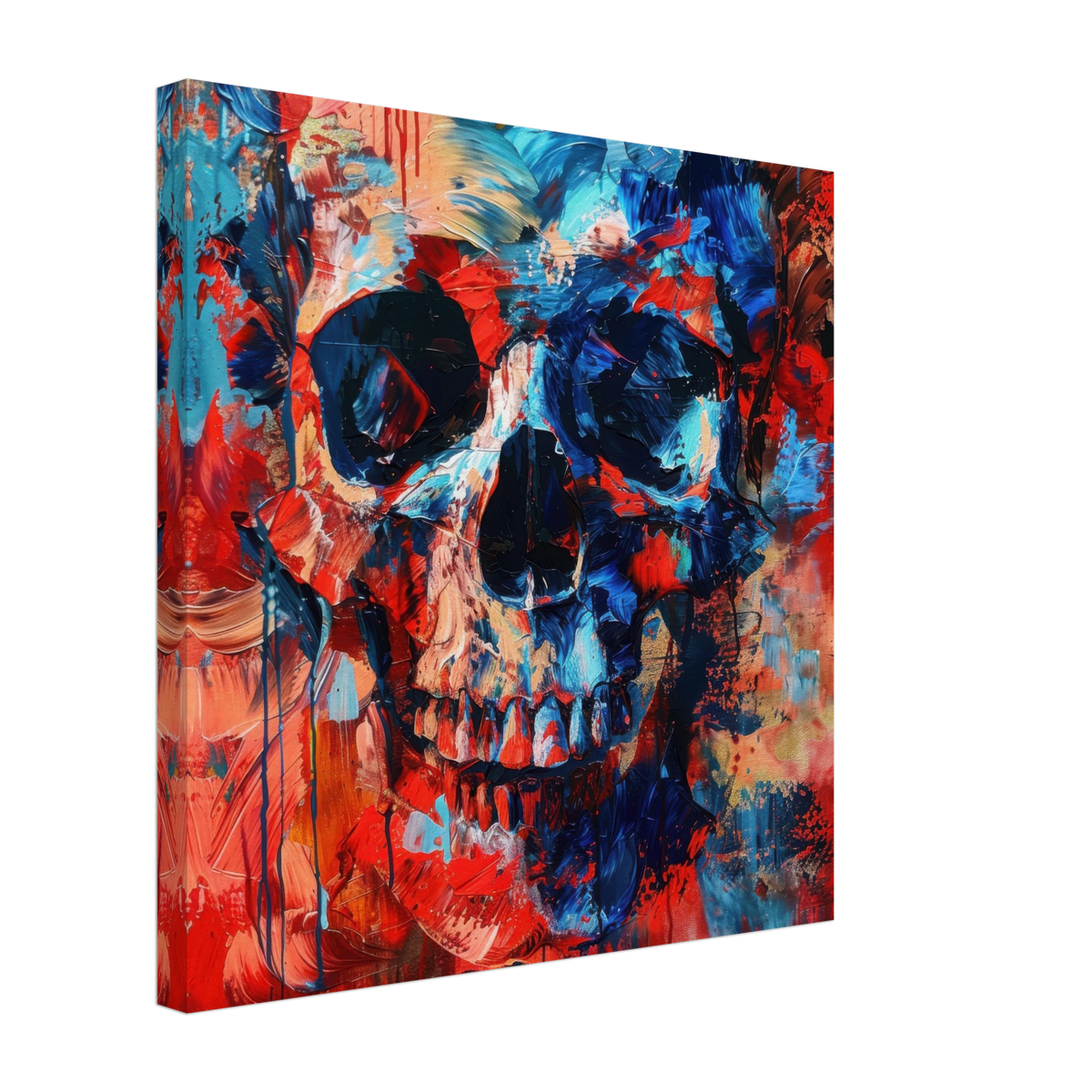 Skull and Bones abstract art style - Shop Ai Art WebShop - Digital Art online Store