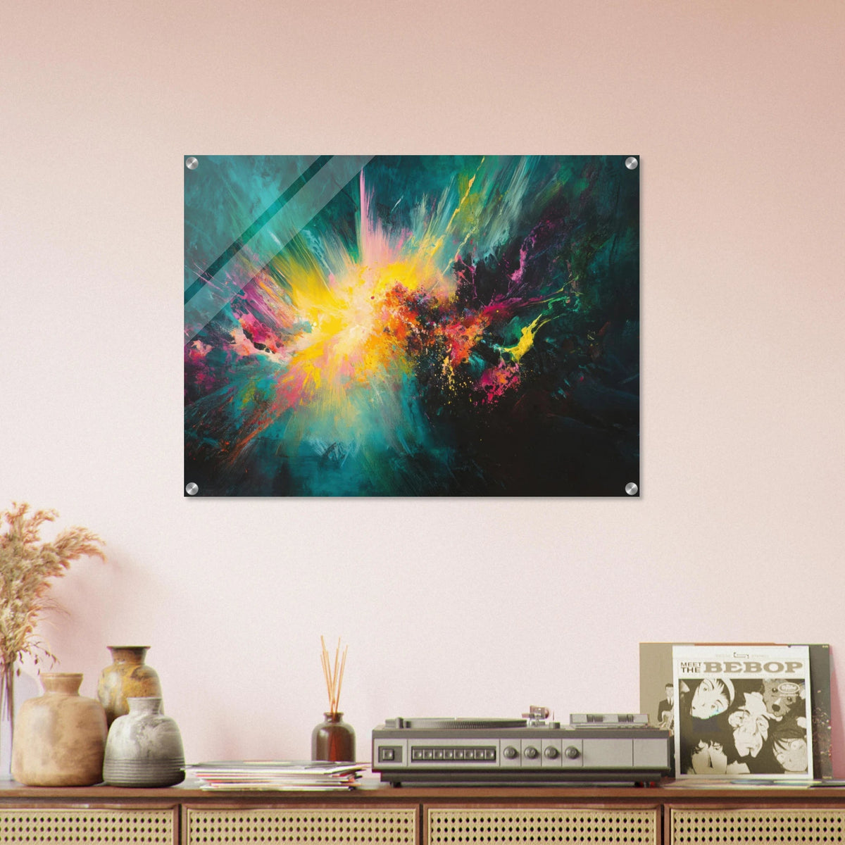 Spectral Dissonance Razor - sharp angular forms - Shop Ai Art WebShop - Digital Art online Store
