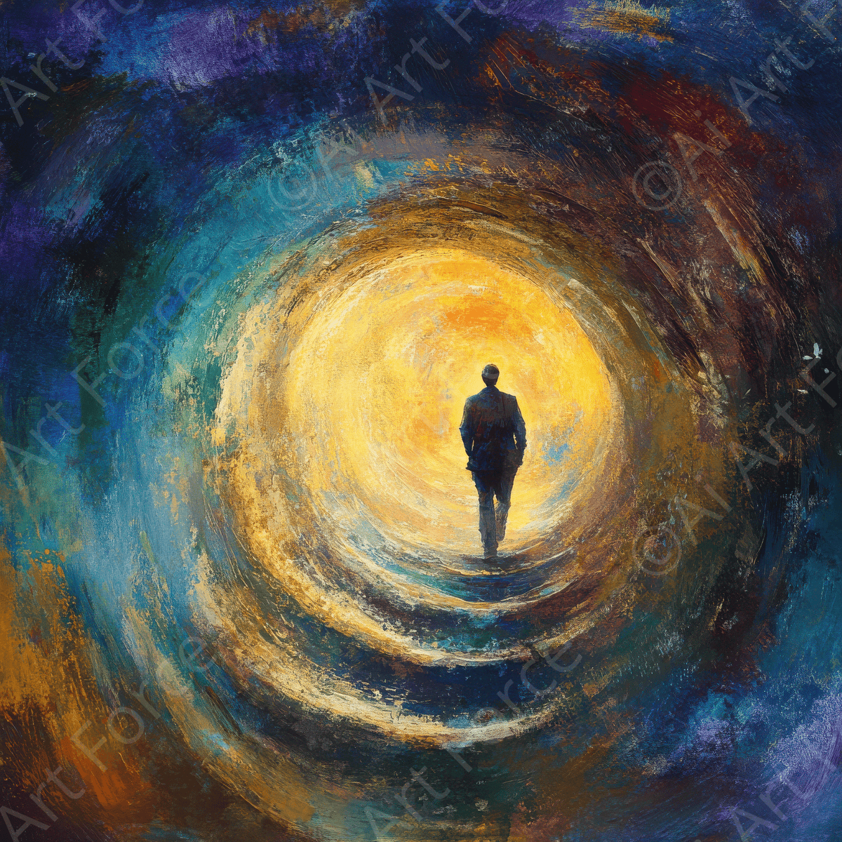 Spiritual and Physical Journeys in Human Life 6 - Shop Ai Art WebShop - Digital Art online Store