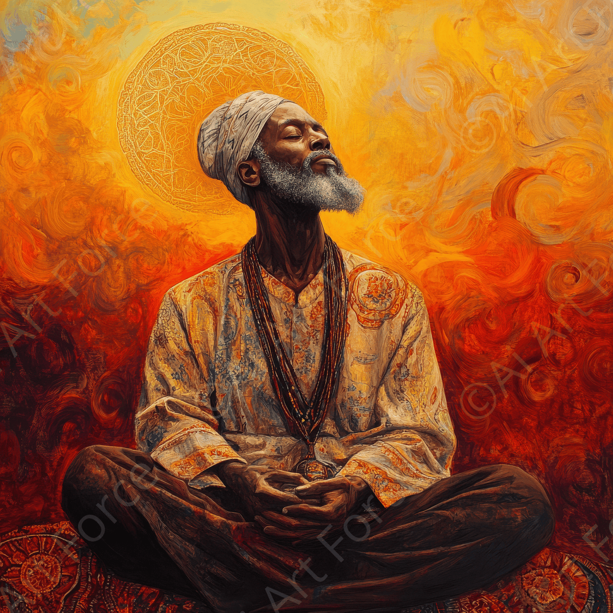 Spiritual Leader in Practicing Greatness 6 - Shop Ai Art WebShop - Digital Art online Store