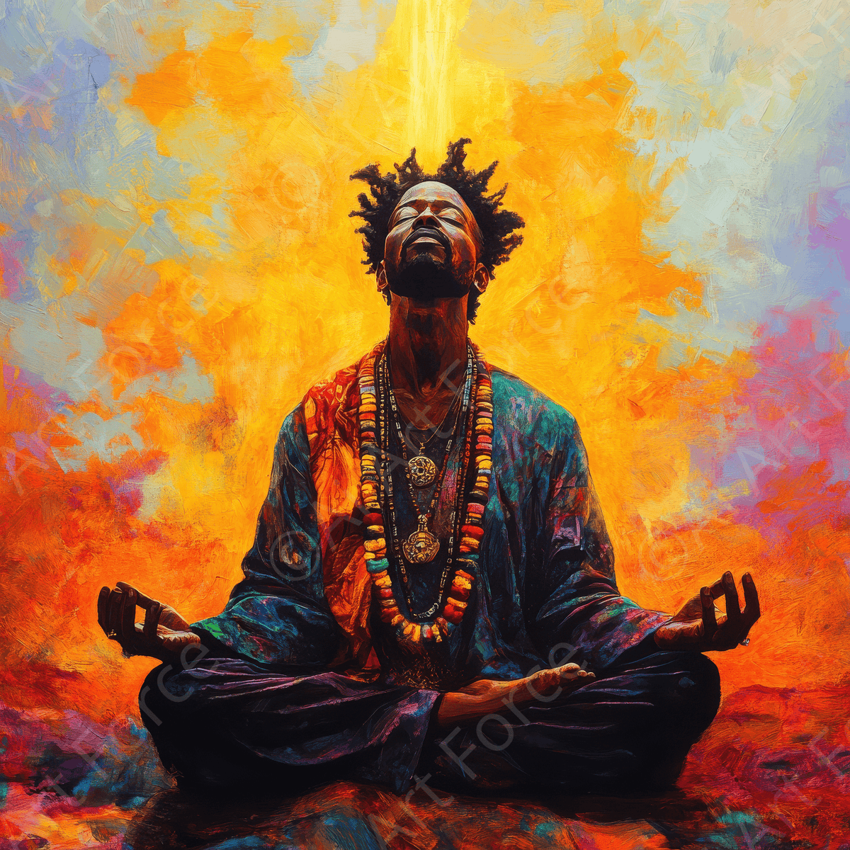 Spiritual Leader in Practicing Greatness - Shop Ai Art WebShop - Digital Art online Store