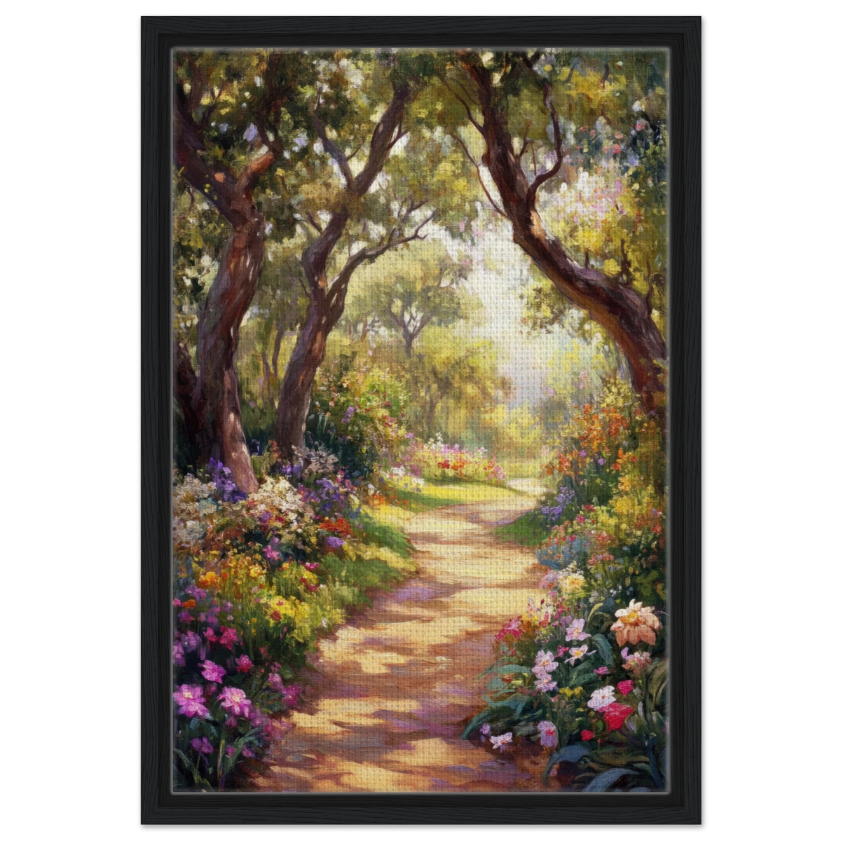 Sunlit Garden Path A meandering pathway through 2 - Shop Ai Art WebShop - Digital Art online Store