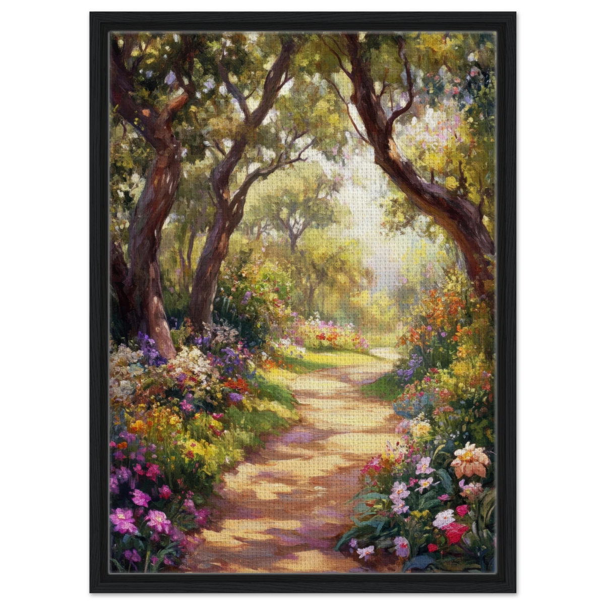 Sunlit Garden Path A meandering pathway through 2 - Shop Ai Art WebShop - Digital Art online Store
