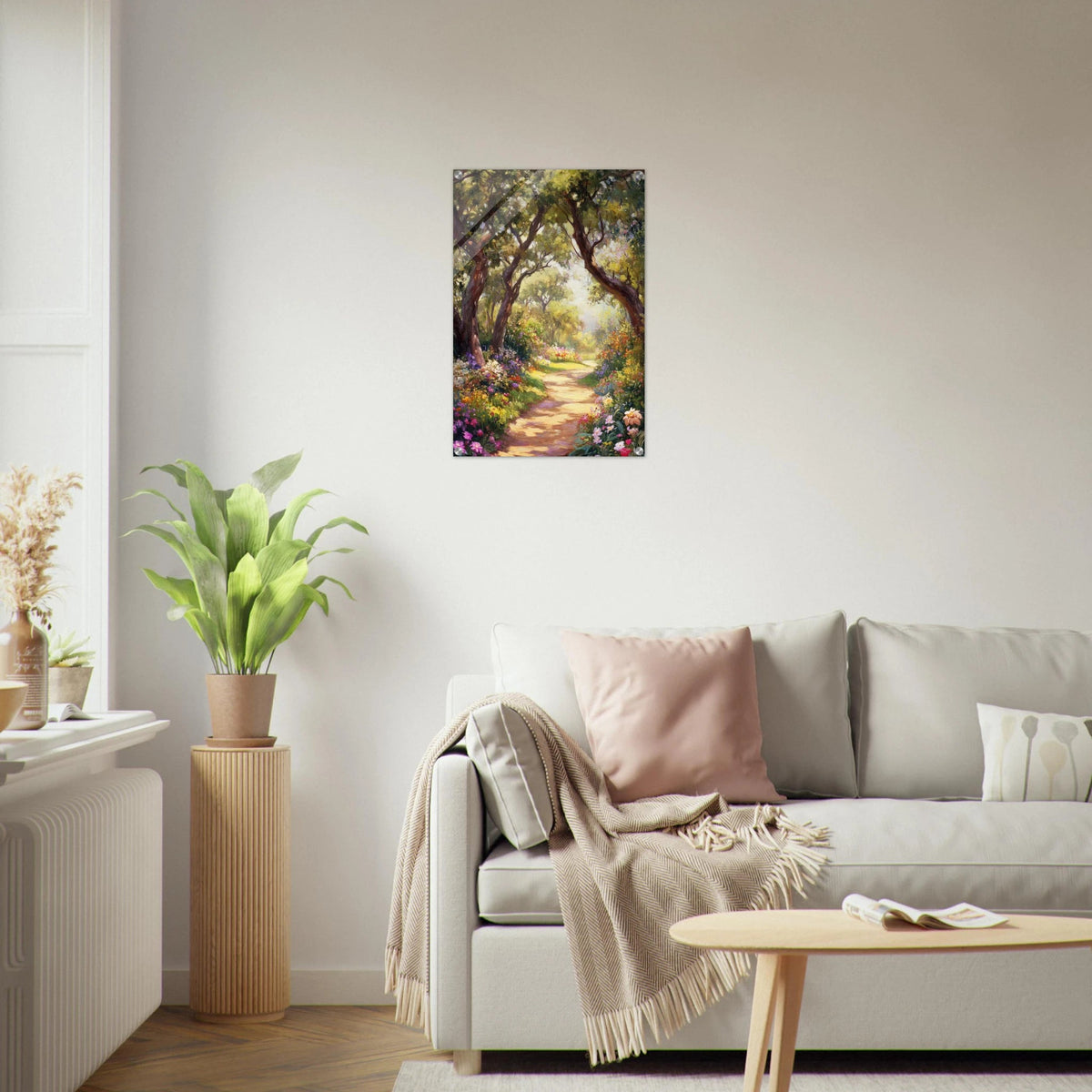 Sunlit Garden Path A meandering pathway through 2 - Shop Ai Art WebShop - Digital Art online Store
