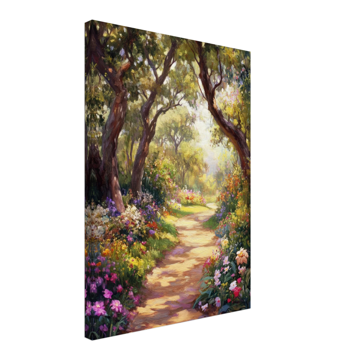 Sunlit Garden Path A meandering pathway through 2 - Shop Ai Art WebShop - Digital Art online Store