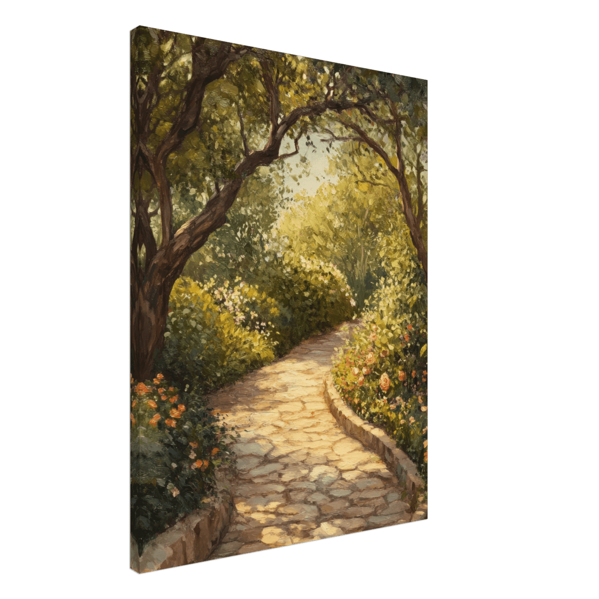 Sunlit Garden Path A meandering pathway through - Shop Ai Art WebShop - Digital Art online Store