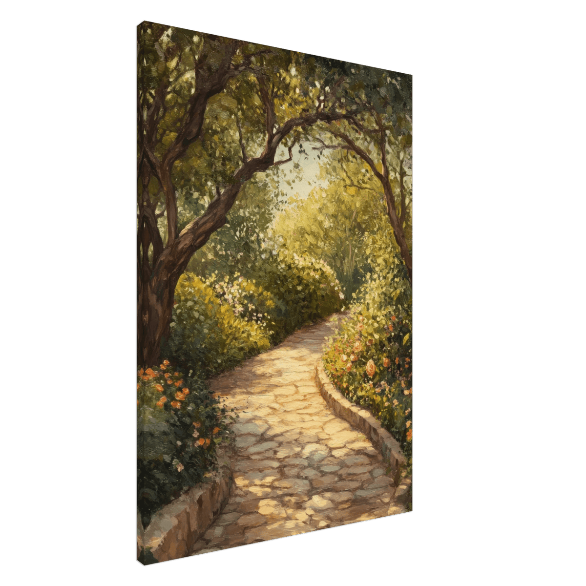 Sunlit Garden Path A meandering pathway through - Shop Ai Art WebShop - Digital Art online Store