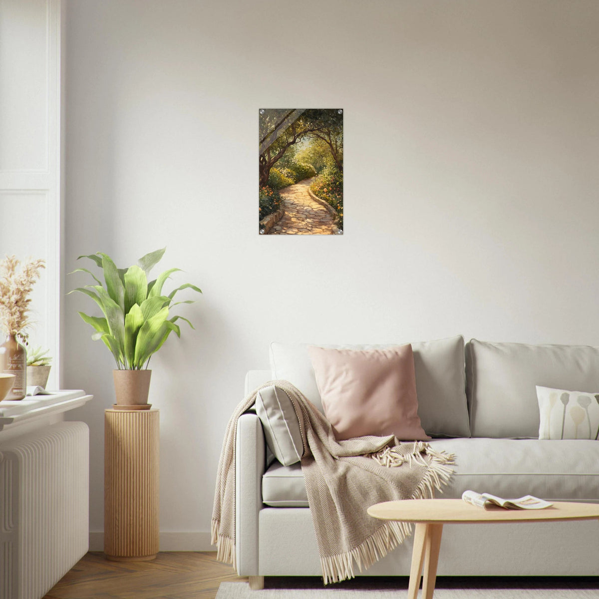 Sunlit Garden Path A meandering pathway through - Shop Ai Art WebShop - Digital Art online Store