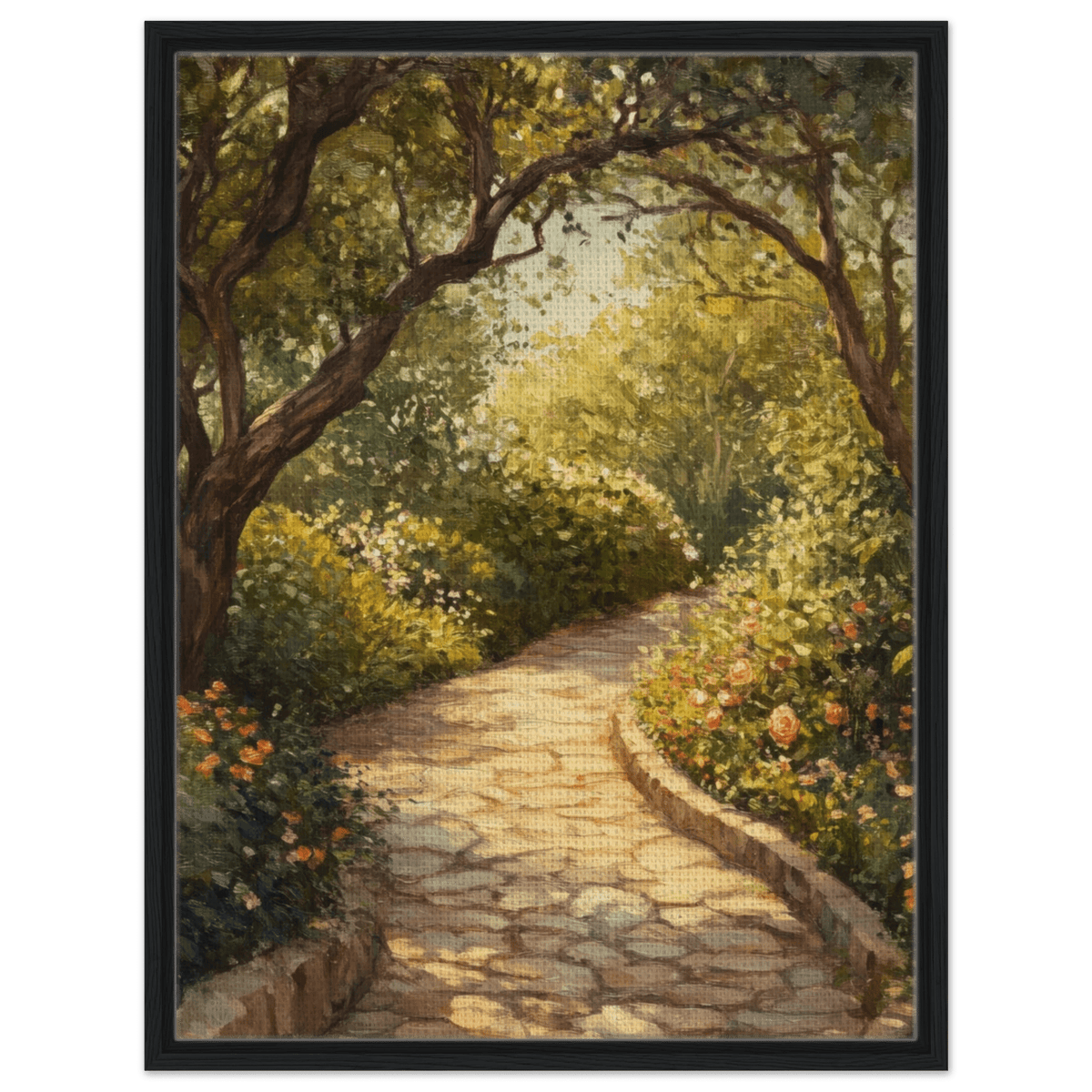 Sunlit Garden Path A meandering pathway through - Shop Ai Art WebShop - Digital Art online Store