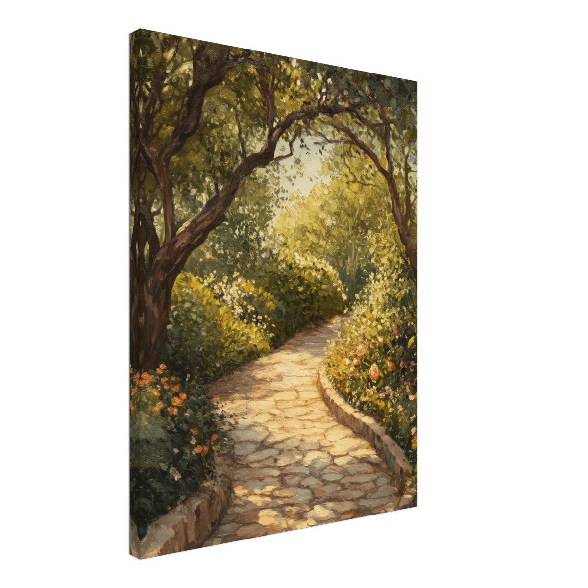 Sunlit Garden Path A meandering pathway through - Shop Ai Art WebShop - Digital Art online Store