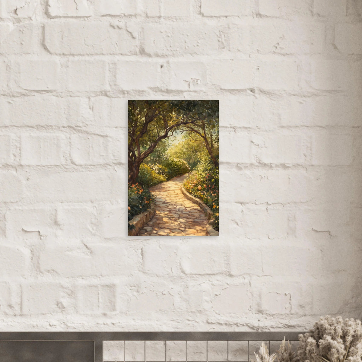 Sunlit Garden Path A meandering pathway through - Shop Ai Art WebShop - Digital Art online Store
