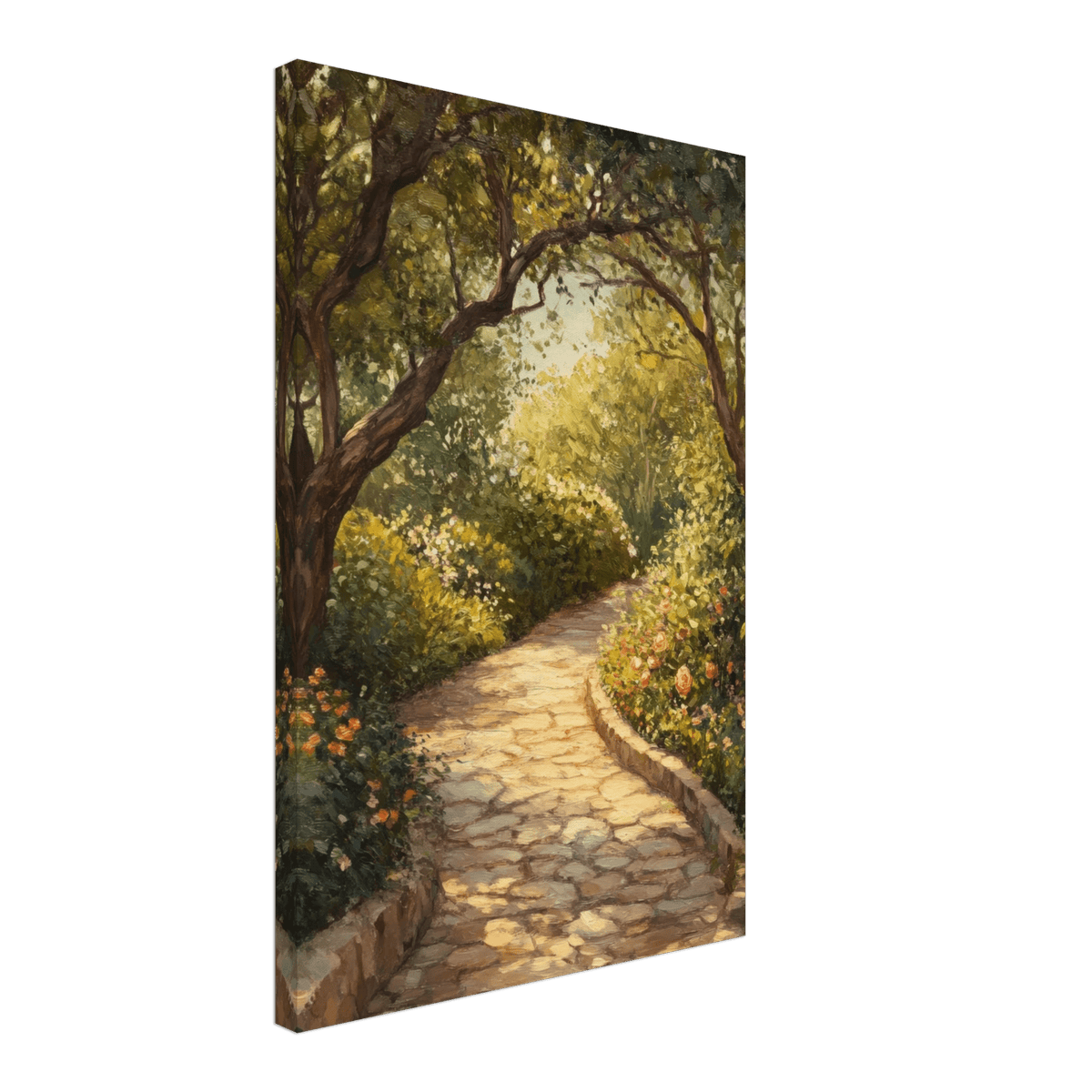 Sunlit Garden Path A meandering pathway through - Shop Ai Art WebShop - Digital Art online Store