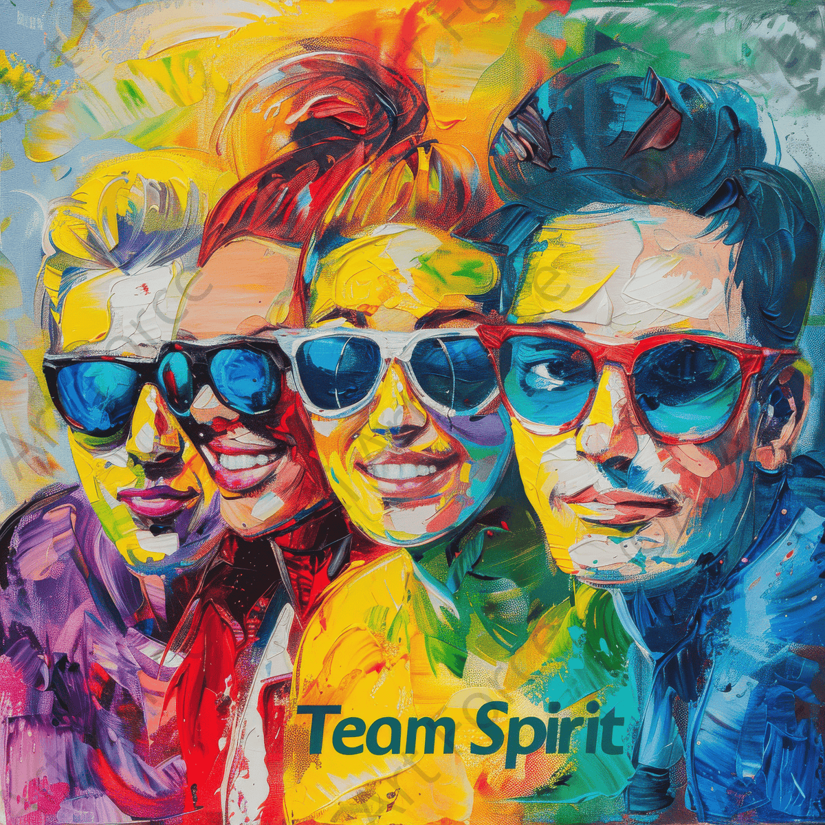 Team Spirit Work Mood Maker 1 - Shop Ai Art WebShop - Digital Art online Store