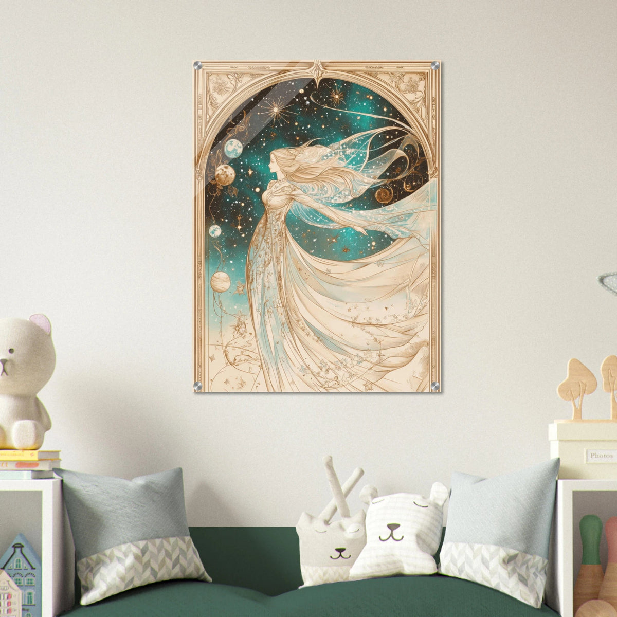 The Cosmic Muse A hand - drawn illustration 2 - Shop Ai Art WebShop - Digital Art online Store