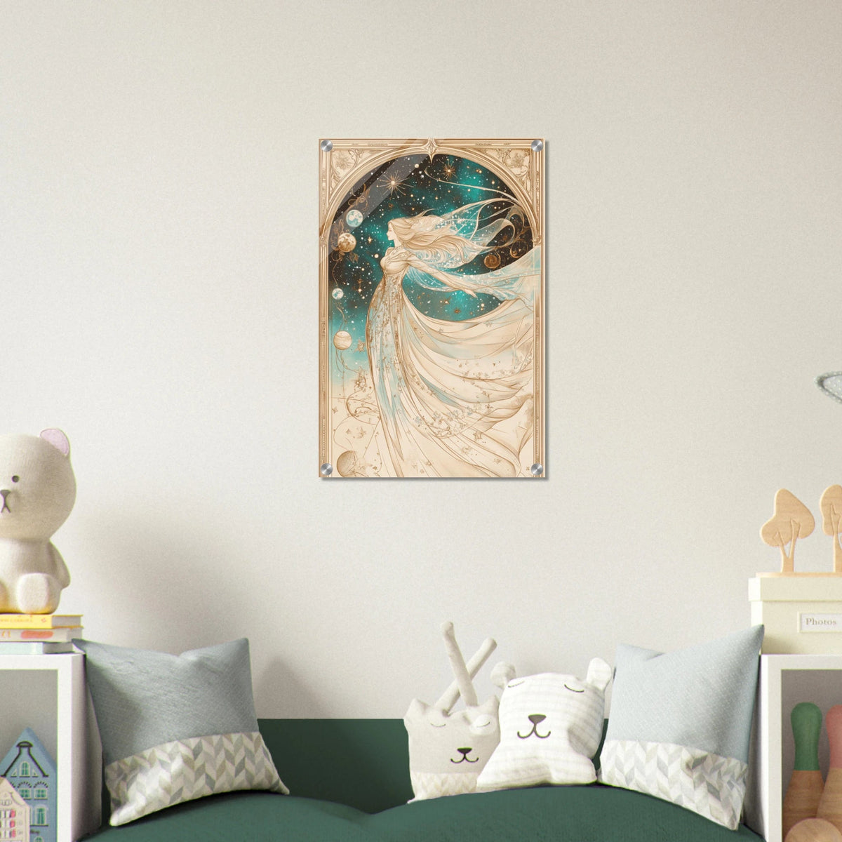 The Cosmic Muse A hand - drawn illustration 2 - Shop Ai Art WebShop - Digital Art online Store