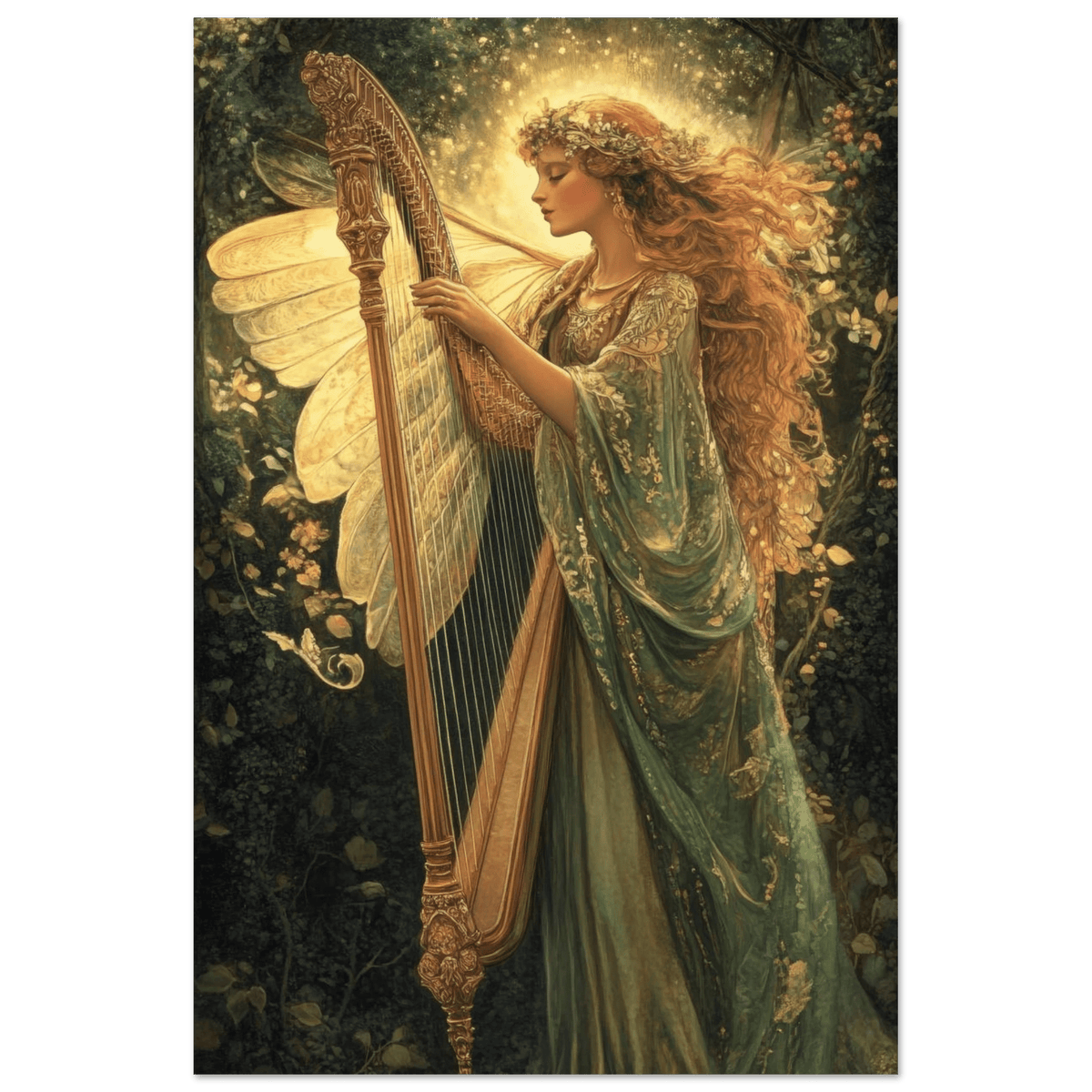 The Enchanted Minstrel of the Fae Court Art You 6 - Shop Ai Art WebShop - Digital Art online Store