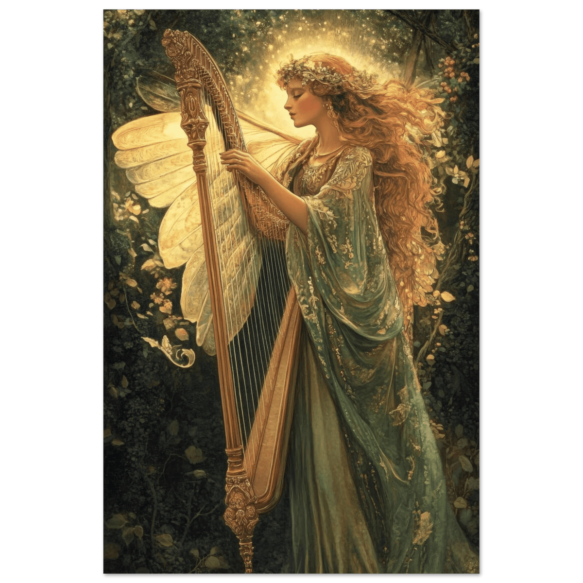 The Enchanted Minstrel of the Fae Court Art You 6 - Shop Ai Art WebShop - Digital Art online Store