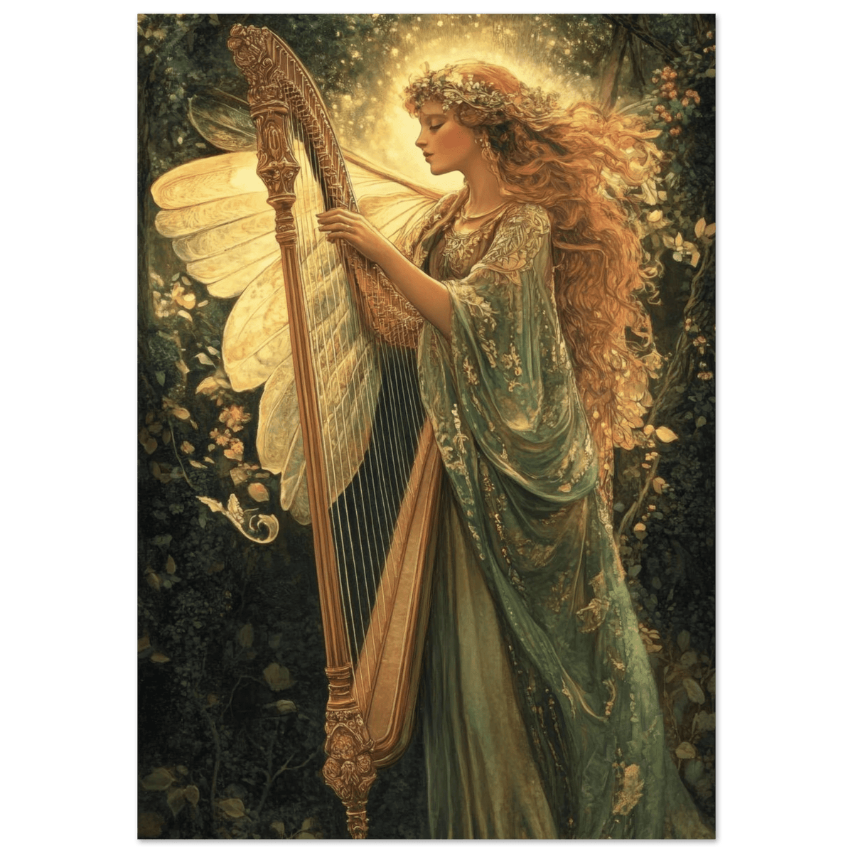 The Enchanted Minstrel of the Fae Court Art You 6 - Shop Ai Art WebShop - Digital Art online Store