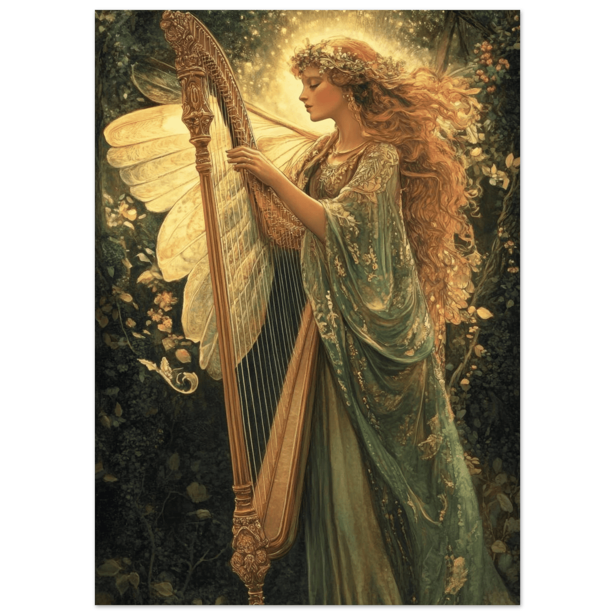 The Enchanted Minstrel of the Fae Court Art You 6 - Shop Ai Art WebShop - Digital Art online Store
