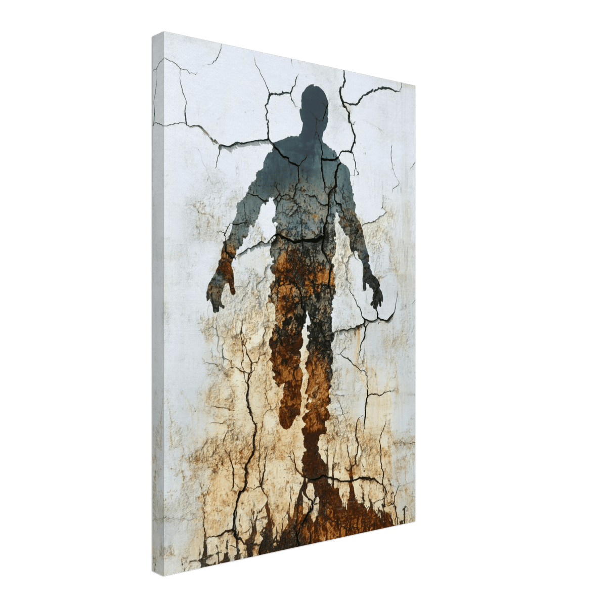 The Erosion of Thought Layers of cracked peeling 3 - Shop Ai Art WebShop - Digital Art online Store