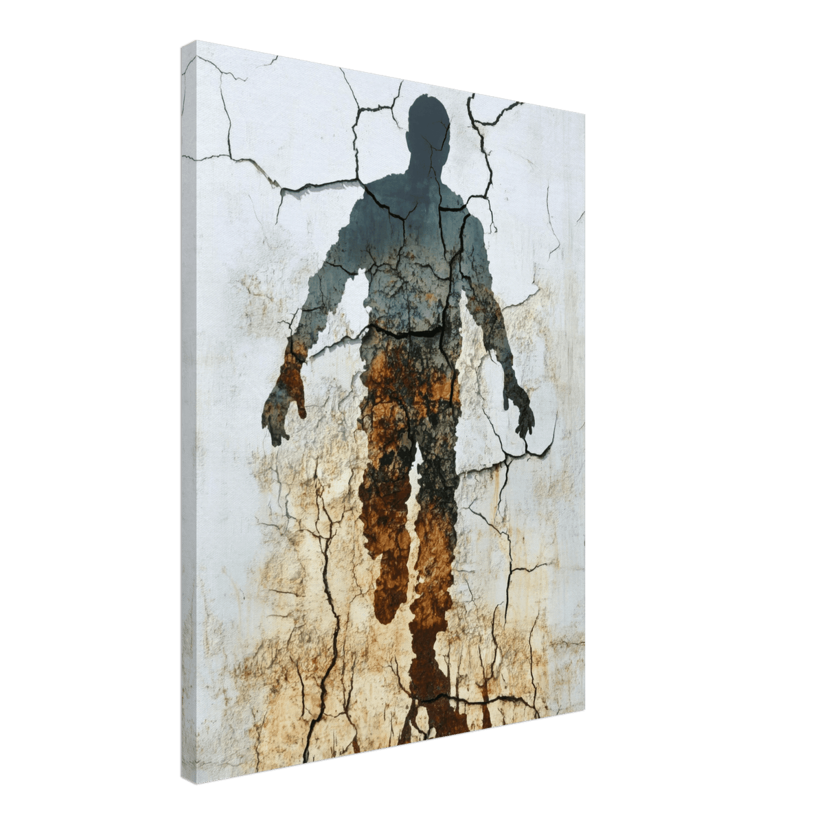 The Erosion of Thought Layers of cracked peeling 3 - Shop Ai Art WebShop - Digital Art online Store