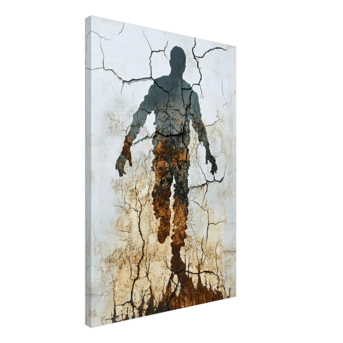 The Erosion of Thought Layers of cracked peeling 3 - Shop Ai Art WebShop - Digital Art online Store