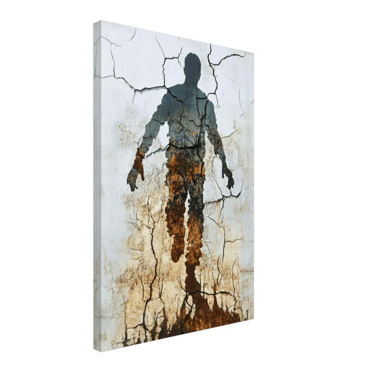 The Erosion of Thought Layers of cracked peeling 3 - Shop Ai Art WebShop - Digital Art online Store